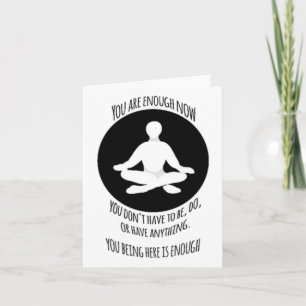 Sie sind genug Aufkleber Nr. 9 Karte