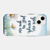 Sie sind genug - eine achtsame Tasse von Heilkurse iPhone Hülle (Rückseite (Horizontal))