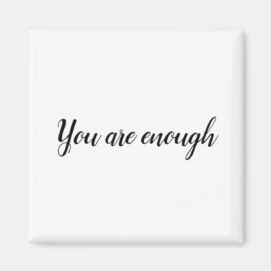 Sie sind genug einfache Angebote Magnet (Vorne)