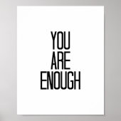 Sie sind genug Ermutigung für motivierend Worte Poster (Vorne)