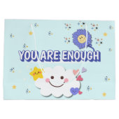 Sie sind genug Geschenktasche - Niedliche Wolke un Große Geschenktüte (Rückseite)