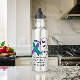 "Sie sind genug" Heilung Hoffnung Minimalistisches Edelstahlflasche