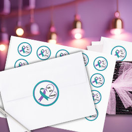 "Sie sind genug" Heilung Hoffnung Minimalistisches Runder Aufkleber