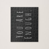 SIE SIND GENUG | Inspiration Word Art Graphic Puzzle (Vertikal)