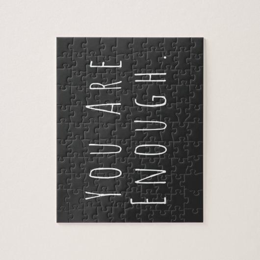 SIE SIND GENUG | Inspiration Word Art Graphic Puzzle (Vertikal)