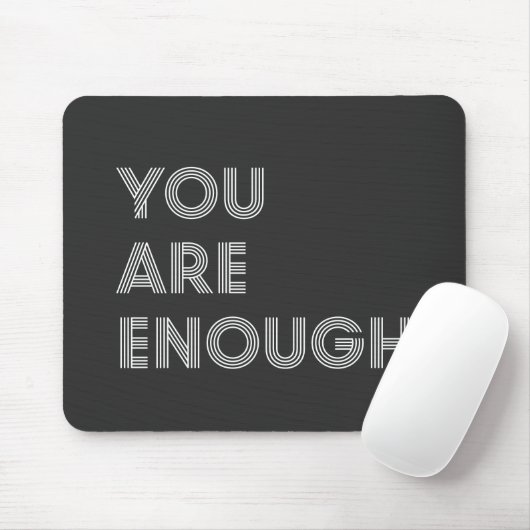 Sie sind genug inspirierende Retro-70er-Typografie Mousepad (Mit Mouse)