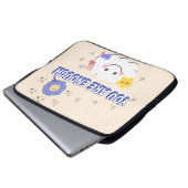 Sie sind genug Laptop-Sieb - Beige Sonnenschein Laptopschutzhülle (Vorne Knopf)