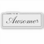 Sie sind genug - Liebe Herz Aufkleber (Vorderseite)