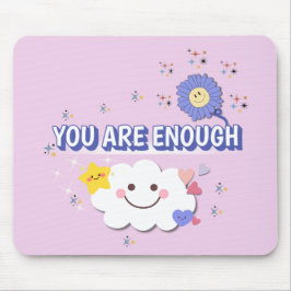 Sie sind genug - Lilac Blume Mousepad