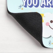 Sie sind genug - Minze Blume Mousepad (Ecke)