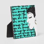 Sie sind genug Plaque mit Easel Fotoplatte (Vorderseite)