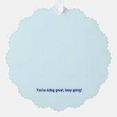 Sie sind genug skaliert Ornament - Happy Cloud & (Rückseite)