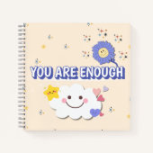 Sie sind genug SpiralNotebook - Niedliches Cloud-D Notizblock (Vorderseite)