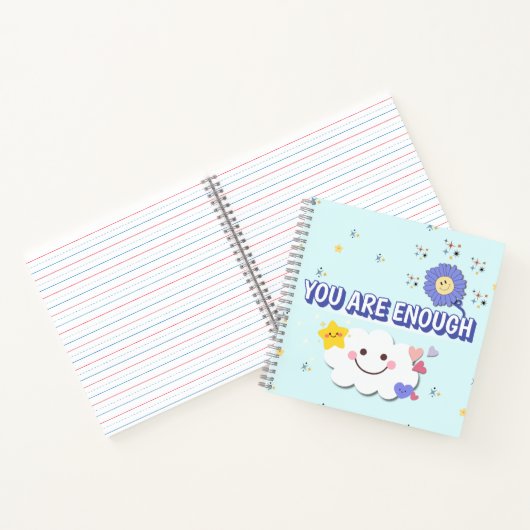 Sie sind genug SpiralNotebook - Niedliches Cloud-D Notizblock (Innenseite)
