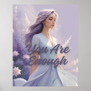 Sie sind genug zitierte Wall Art Poster