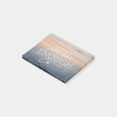 Sie sind genügend mit Buchstaben gekennzeichnetes Post-it Klebezettel (angewinkelt)