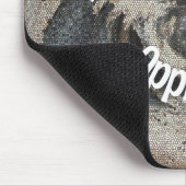 Sie sind geschätzt Rustikal Brown Mosaik Mitarbeit Mousepad (Ecke)