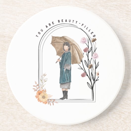 Sie sind geschmeidig gefüllt getränkeuntersetzer (Vorne)