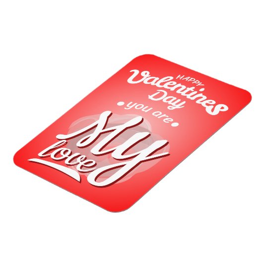 Sie sind glücklich Valentinstag Magnet (Linke Seite)