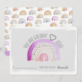 Sie sind Golden Rainbow Valentins Klasse (Vorne/Hinten)