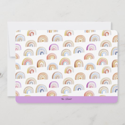 Sie sind Golden Rainbow Valentins Klasse (Rückseite)