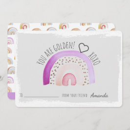 Sie sind Golden Rainbow Valentins Klasse