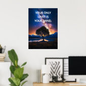 Sie sind grenzenlos motiviert Poster (Heimbüro)