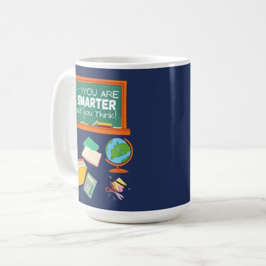 SIE SIND GRÖSSER, DASS SIE DENKEN KAFFEETASSE (Vorderseite Links)