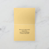 Sie sind Grund I Liebe Lehrer Wertschätzung Dankeskarte (Innenseite)