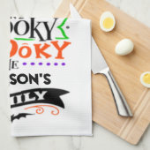 Sie sind gruselig und sie sind Kooky Mysterious Sp Geschirrtuch (Viertel Falte)