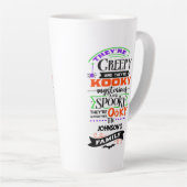 Sie sind gruselig und sie sind Kooky Mysterious Sp Milchtasse (Rechte Ecke)