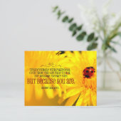 "Sie sind gut" Inspiration Zitat Postkarte (Stehend Vorderseite)