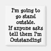 Sie sind herausragend magnet (Vorne)