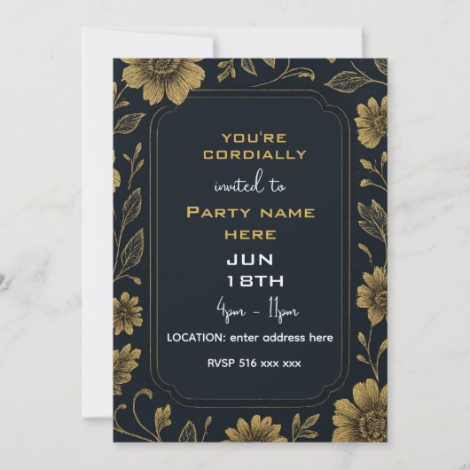 Sie sind herzlich eingeladen einladung (Vorderseite)