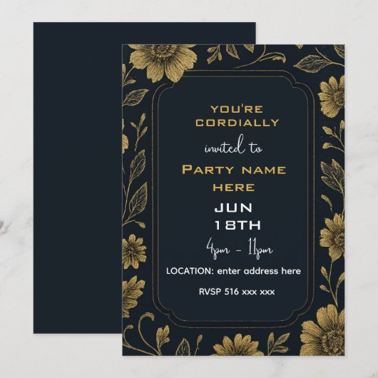 Sie sind herzlich eingeladen einladung (Vorne/Hinten)