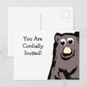 Sie sind herzlich eingeladen postkarte (Vorne/Hinten)