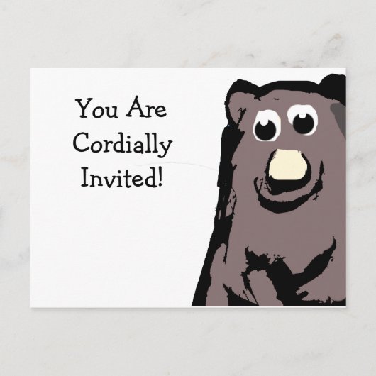 Sie sind herzlich eingeladen postkarte (Vorderseite)