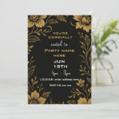 Sie sind herzlich eingeladen Vorlage (Stehend Vorderseite)