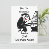 Sie sind herzlich zu einer Solo-Piano-Erwägung ein Einladung (Stehend Vorderseite)