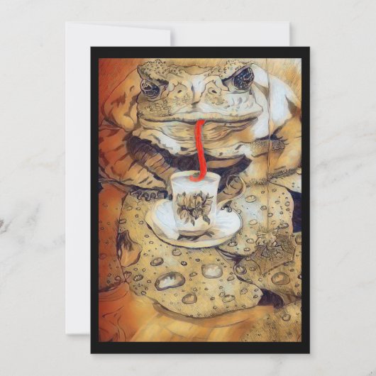 Sie sind herzlich zum Tee eingeladen 🫖 Einladung (Vorderseite)