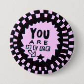 Sie sind hier Button (Vorderseite)
