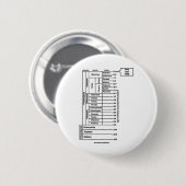 Sie sind hier (die Geschichte der geologische Button (Vorne & Hinten)