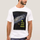 Sie sind hier in der Galaxie T-Shirt (Vorderseite)