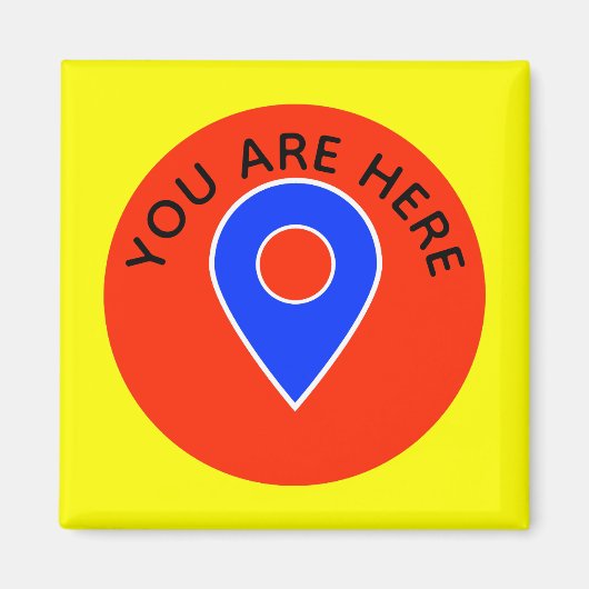 Sie sind hier Locator Cruise Door Marker Magnet (Vorne)