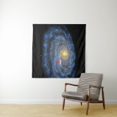 Sie sind hier: Milchstraße-Karte Wandteppich (Beispiel (Horizontal))