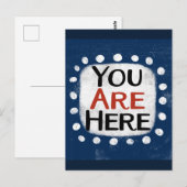 Sie sind hier Postkarte (Vorne/Hinten)