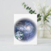 Sie sind hier postkarte (Stehend Vorderseite)