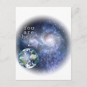 Sie sind hier postkarte