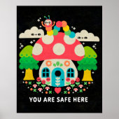 Sie sind hier sicher - Plakatdruck Poster (Vorne)