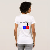 Sie sind hier T-Shirt (Schwarz voll)